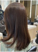 ナチュラル ミディアム ベージュブラウン カラー