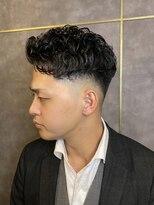 ロバーツ 国立(ROBERTS)&nbsp;フェードアップバング<理容室><国立/国立駅/メンズ>