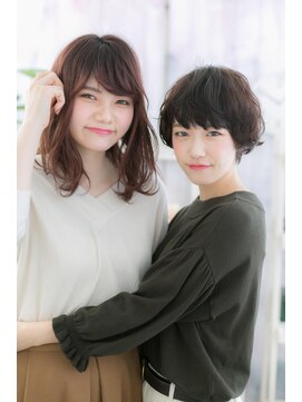 ミック ヘアアンドメイク アップ 駒込店(miq Hair&Make up) 等身大の大人ガーリー”くせ毛風美シルエット”a1