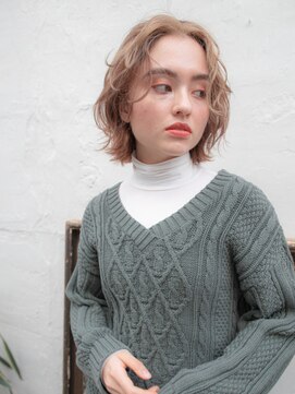 ヘアーアンドネイル フィフティーン ラブ 仙台泉大沢店(Hair&Nail Fifteen Love) ハイトーンモテボブ