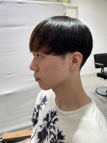 ナチュラル刈り上げマッシュショート