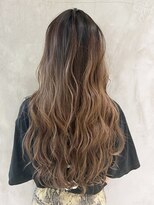 アイティーバイアルバム 下北沢店(IT by ALBUM)&nbsp;バレイヤージュ_チョコレートプリカール大人ガーリー_ba405361