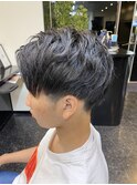 高校生 メンズ センター分けマッシュ