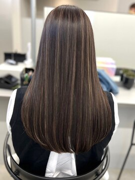 ジルブラン 横浜関内(JIL BLAN) ミルクティーベージュダブルカラーハイライトバレイヤージュ