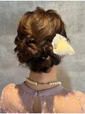 【結婚式お呼ばれヘア】高橋