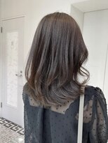 ザックギンザ(ZACC ginza)&nbsp;オリーブグレージュ/ミディアムレイヤー/くびれ巻き