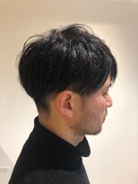 ソイクフ(SOY KUFU)&nbsp;MEN’S HAIR マッシュパーマアッシュブラックカルマパーマ