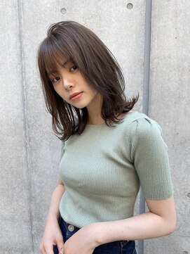 ロンドプランタン 恵比寿(Lond Printemps) 【Lond佐野】美髪ミディアム 韓国ミディ ピンクブラウン