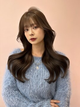 ボタン シブヤ(VOTAN SHIBUYA) 韓国ヘア/顔まわりカット/くびれヘア/前髪あり