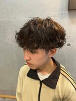 メンズサロンドットリアン(dot. lien)&nbsp;波巻きスパイラルパーマ刈り上げマッシュメンズパーマ
