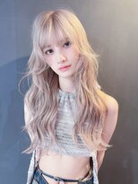 シリー(Silly)&nbsp;ウェーブスタイル/ベージュカラー/くすみベージュ