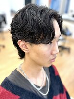 ビカム 名駅(become)&nbsp;【フェザーショート×センターパートウルフ】フェザーパーマ