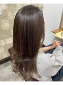 ハイライト 白髪ぼかし