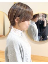 アンリー(Anree) ◆似合わせショート×大人かわいいハイライト×ショートボブ