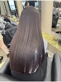 韓国 くびれロング レイヤー ワンホンヘア 小顔前髪