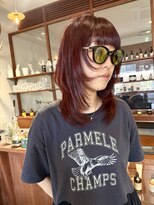 ウツギ(UTSUGI)&nbsp;ブリーチなしカラー×ミディアムレイヤー