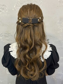 エフェ(effet) ふわふわハーフアップ