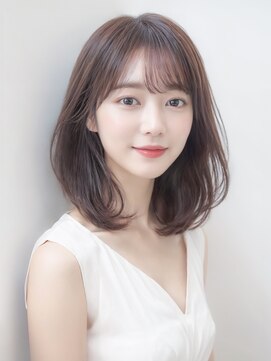 レリーノーブル 西宮北口(RelyNoble) 上品ミディアム×内巻きで柔らか美人ヘア[西宮北口/髪質改善]