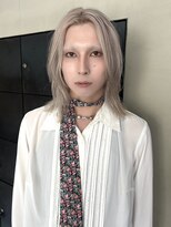 ヘアー アイス ルーチェ(HAIR ICI LUCE)&nbsp;メンズレイヤー/メンズミディアム/メンズボブ/ホワイトカラー