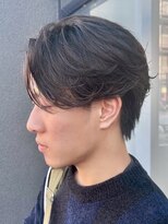 アノ(Ano.)&nbsp;大分ニュアンスパーマセンターパートフェザーパーマ毛流れパーマ