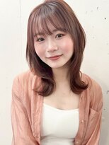 ビーチ(BEACH) ミディアムレイヤーカット 大人ガーリー 似合わせカット 韓国