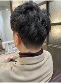 イケてるメンズの、刈り上げツーブロックスタイル