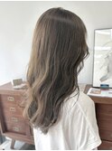 ブリーチなし透明感赤み消しオリーブアッシュ春カラー夏カラー
