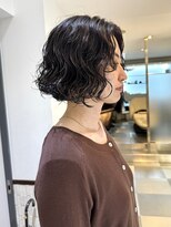ゼンコー 表参道(ZENKO)&nbsp;デジタルパーマくるくるパーマボブパーマショートボブ