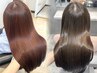 カット＋イルミナカラー+美髪トリートメントoggiotto,BYKARTE