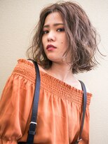 ヘアメイクエイト 丸山店(hair make No.8)&nbsp;【No.8＊岩切祐樹】ほつれボブ×透明感カラー