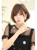 【リュッカ　久米田】ニュアンスパーマ　ナチュラルボブ