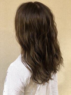 スーパーカット 元町店(SUPER CUT) ロング×ハイライトカラー　グレージュ