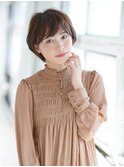 丸みショートボブ