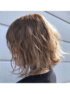 マリブ ヘアリゾート みどり店(malibu hair resort) スパイラルワンレンボブ