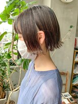 テトヘアー(teto hair) 外ハネボブ、グラデーションカラー、アッシュベージュ