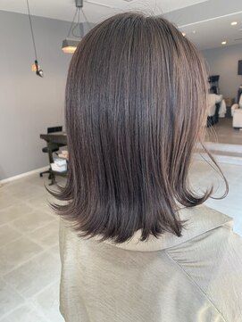 ヘアーアンドビューティーザ エフ(Hair Beauty the F) ハイライト_グレージュ_透明感カラー_46