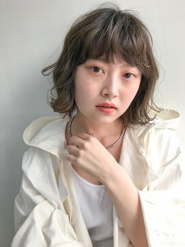 ネイヴィル オモテサンドウ(navile omotesando) ＊ふんわり透けるグレージュボブ＊