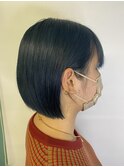 伸びかけショートからぱつっとボブに