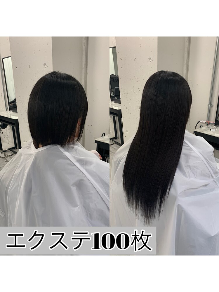 before after シールエクステ100枚［wistell 渋谷］：L172157845 