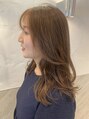 ロアー 葛西店(RAWR hair)&nbsp;顔周りのレイヤーはこだわってカットしています。