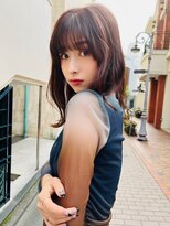 レニーバイエース(LANY by ACE)&nbsp;LANY横浜　韓国風くびれヘア×暗めオレンジブラウン