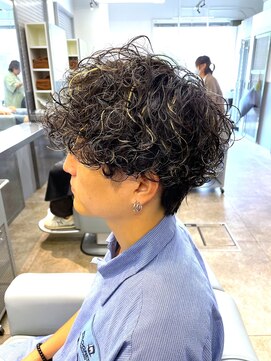 ノイセル 西本町(Noisyle) guest snap　ナチュラルマッシュ×無造作スパイラルパーマ