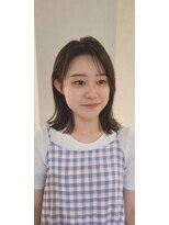 ベルコフレ 玉造店(Belle Coffret)&nbsp;【BelleCoffret】ロブ ミディアムボブ ぷつっとボブヘア