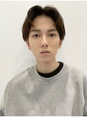 韓国マッシュニュアンスパーマツーブロックセンターパ一卜t1224
