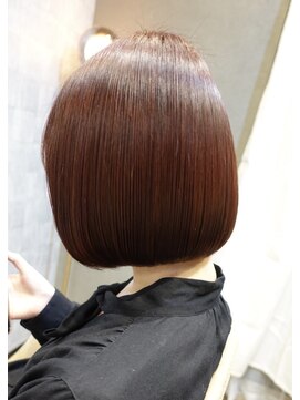 ビスケ(BiSKe) ミニボブ×レッドブラウン