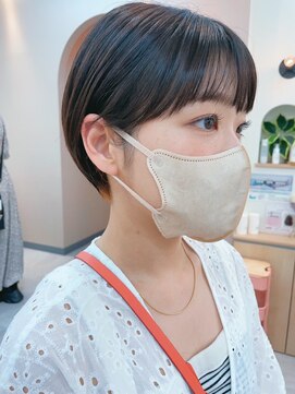 シビバイレボ(CIBI by revo) 地毛風カラー/ナチュラルレイヤーカット/ショートボブ[船橋]