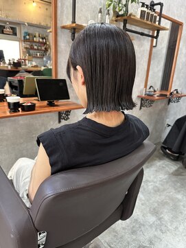 シールドヘアー 沖縄 新都心(C'LD Hair) 縮毛矯正/切りっぱなしボブ/ミニボブ/ぷつっとボブ/髪質改善