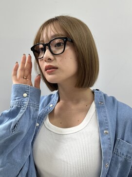 ミィ 表参道(mee.) 黒髪/ボブウルフ/ネビージュ/小顔/ワンレン/髪質改善/前髪