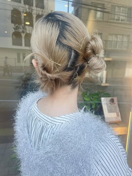 マル 薬院浄水店(MAR.co) ツインヘアアレンジ/カチモリヘア/ヘアセット