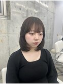 韓国ボブレイヤー♪ ダークブラウン 顔周りカット